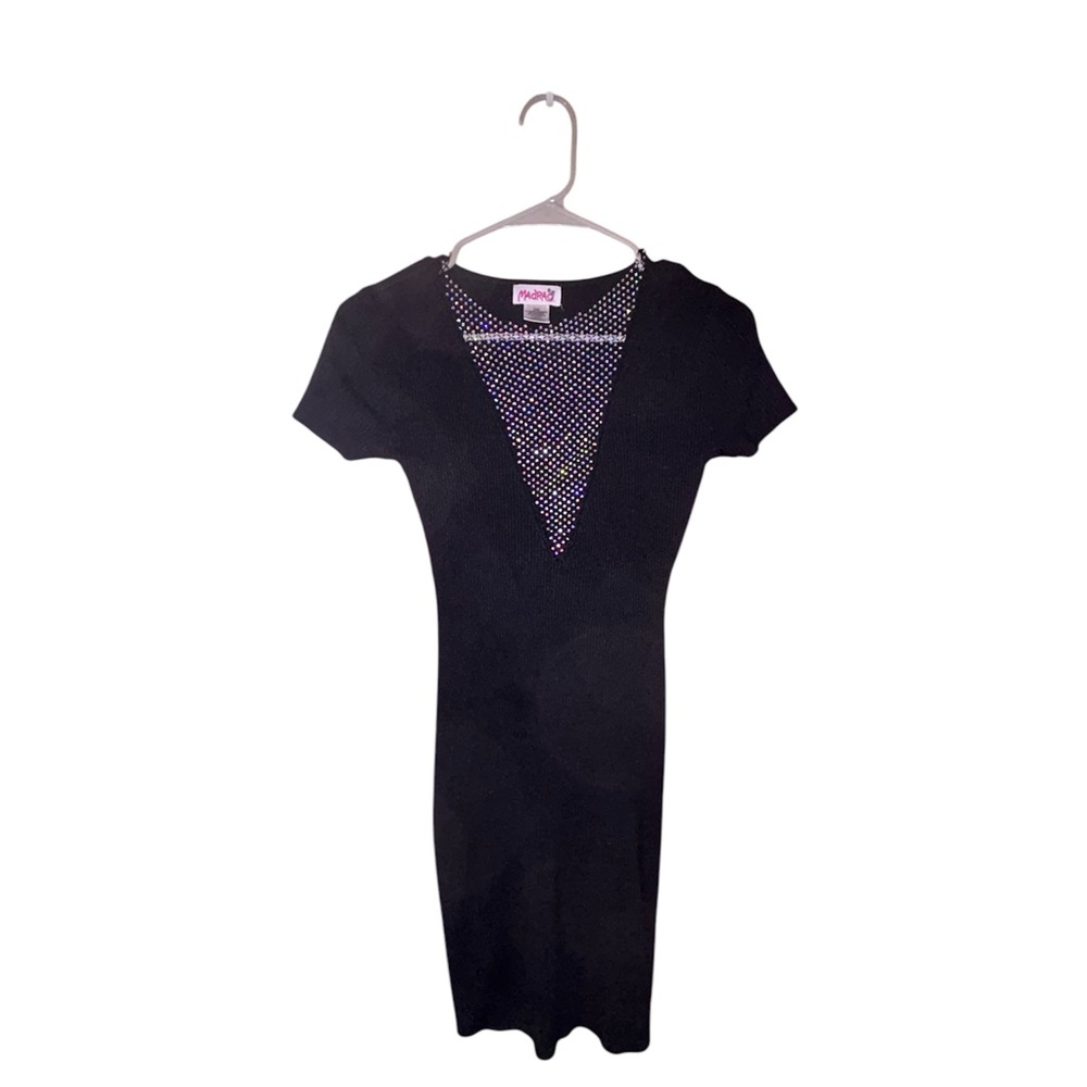 MadRag Black Dress with Sparkling Detail